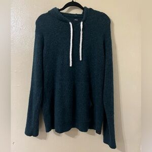 Cozy Teal Hoodie Sweatshirt